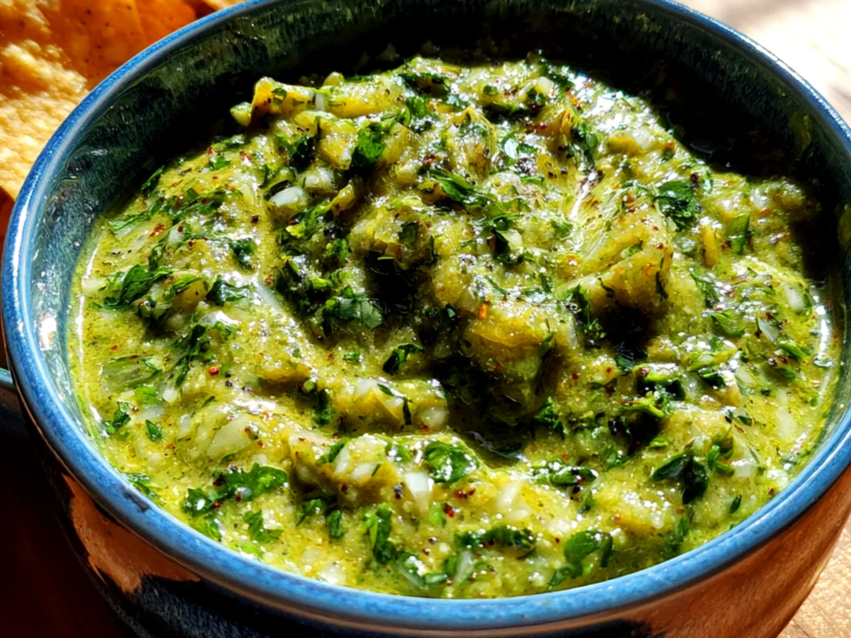 Heavenly Zesty Cilantro Lime Salsa Verde Bliss