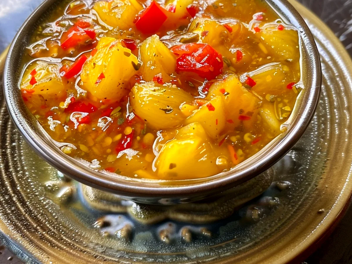 Incredible Tropical Heat: Spiced Pineapple Fermented Sauce